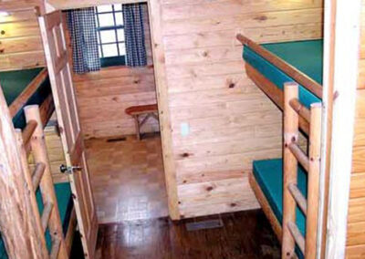 Riverfront cabin bunk/bath