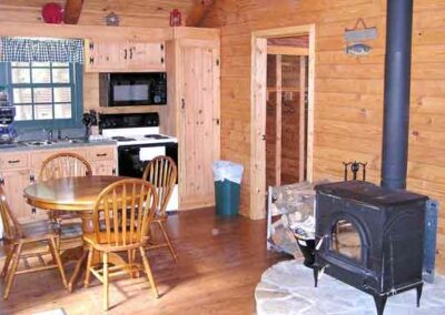 riverfront cabin interior
