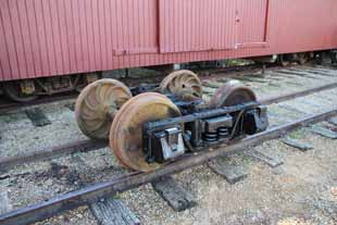 phil raynes working on railcar wheels