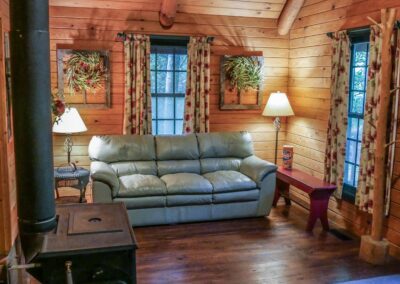 riverfront cabin commons area