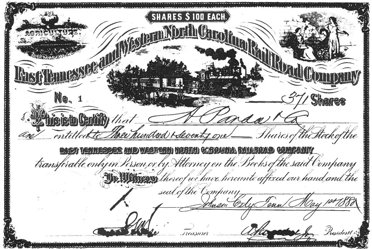 stock certificate