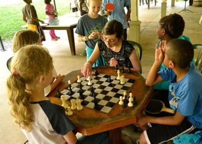 kids playing chess