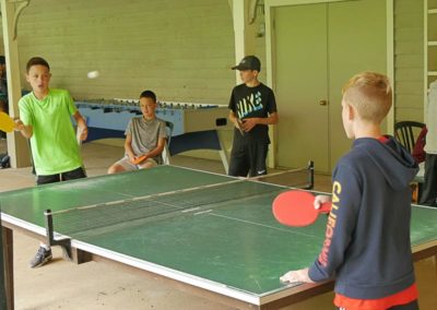 boys playing ping pong